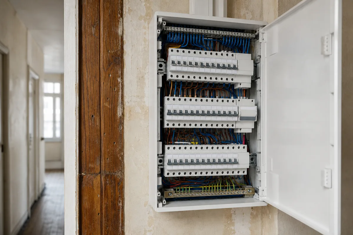Électricité à Lorient : pannes, tableau et prix des travaux
